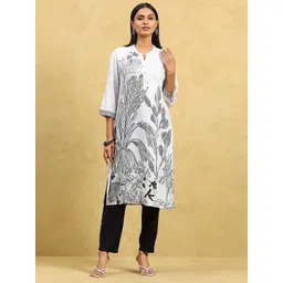 Rangriti Women Floral Printed Daily Straight Kurta-picture-35