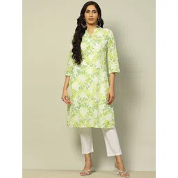 Rangriti Women Floral Printed Sequinned Kurta-picture-13