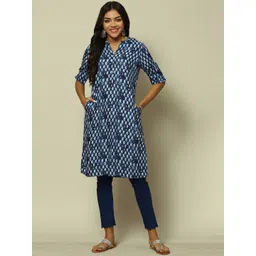 Rangriti Women Geometric Printed Straight Kurta-picture-45