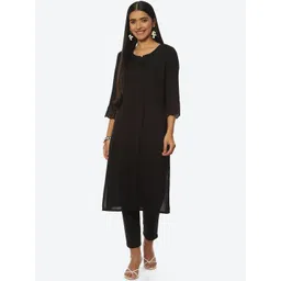 Rangriti Women Keyhole Neck Kurta-picture-23