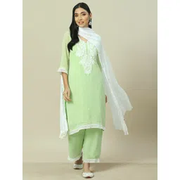 Rangriti Women Knitted Ethnic Palazzos-picture-24