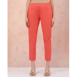 rangriti Women Straight Fit Pants with Semi-Elasticated Waist-picture-50