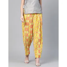 Rangriti Women Yellow & Pink Printed Salwar-picture-33