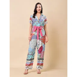 RANGRIWAZ Women Printed Basic Jumpsuit-picture-32