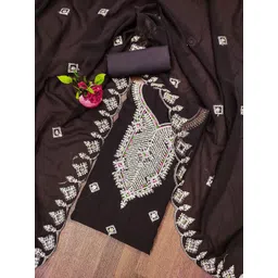 Rangtulika Ethnics Embroidered Unstitched Dress Material-picture-36