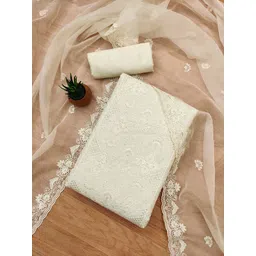 Rangtulika Ethnics Embroidered Unstitched Dress Material-picture-13