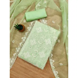 Rangtulika Ethnics Embroidered Unstitched Dress Material-picture-14