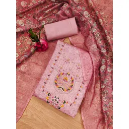 Rangtulika Ethnics Embroidered Unstitched Dress Material-picture-15