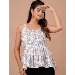 Rangun Floral Print Top-picture-18