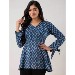 Rangun Floral Print Top-picture-10