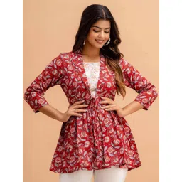 Rangun Floral Print Top-picture-35