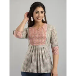 Rangun Floral Print Top-picture-33