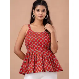 Rangun Floral Print Top-picture-36