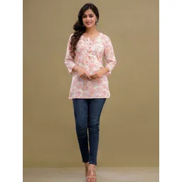 Rangun Floral Print Top image 3