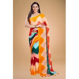 Rani Saahiba Geometric Printed Saree-picture-37