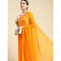 Rani Saahiba Leheriya Printed Poly Chiffon Saree-picture-16