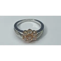 raningagems RG44 Sterling Silver Crystal Gold Plated Ring-picture-19