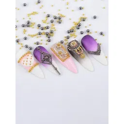 RANORE 3D Metal Nail Design Decoration Art Bead Balls- 200gm-picture-33