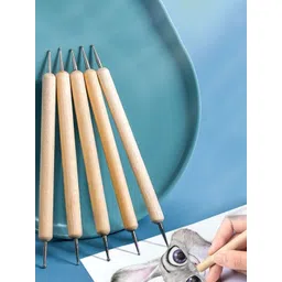RANORE Set Of 5 Wooden Dotting Tool-picture-24