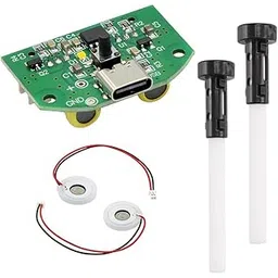 RANVIRKAR® DIY Dual Sensor Ultrasonic Humidifier Kit | USB Type-C Module with 2 Mist Generators & Cotton Wicks | Mini Air Diffuser Maker for Aroma, Plants, Home, Car, Hydroponics Projects-image-30
