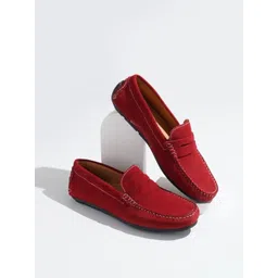 RAPAWALK Men Penny Suede Leather Slip on Moccasins Loafers-picture-39
