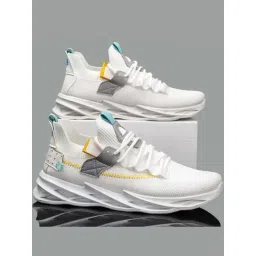 Rapid Box Men's White Running Shoes-picture-12