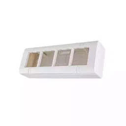 RAPID Sumo Open Modular Surface Box 8 Modular Horizontal White, R-626 (Pack of 5)-picture-17
