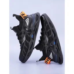 RapidBox Men Woven Design Mesh Basics Sneakers-picture-38