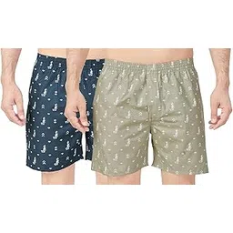 raploch Men Boxer Shorts Combo of 2, Soft Cool Latest Print Cotton Boxers Sizes M L XL XXL for Casual, Beachwear,Trendy Comfort wear-picture-51