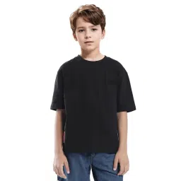 Rare Ones Boys Black Cotton Graphic Print T-Shirt-picture-33
