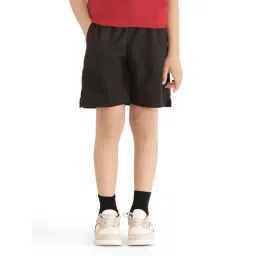 Rare Ones Boys Black Cotton Solid Shorts-picture-22