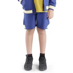 Rare Ones Boys Blue Cotton Blend Applique Shorts-picture-23