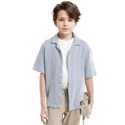 Rare Ones Boys Blue Striped Shirt-picture-35