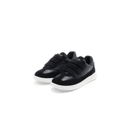 RARE ONES Boys Colourblocked Leather Slip-On Sneakers-picture-40