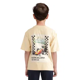 RARE ONES Boys Graphic Printed Round Neck Cotton Oversized T-shirt-picture-35