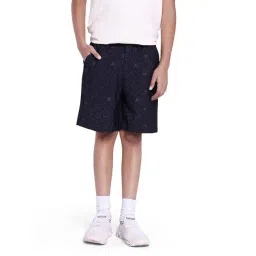 Rare Ones Boys Navy Viscose Printed Shorts-picture-41