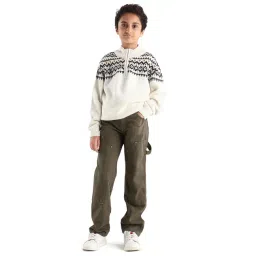 Rare Ones Boys Off White Cotton Sweater-picture-34