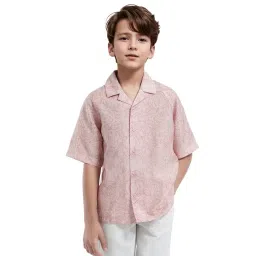 Rare Ones Boys Red Nylon Printed Shirt-picture-48