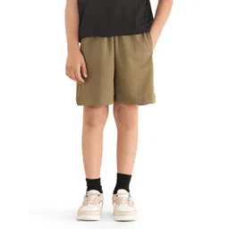 RARE ONES Boys Regular Fit Mid-Rise Cotton Shorts-picture-14