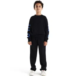 RARE ONES Boys Solid Regular Fit Mid Rise Track Pants-picture-32