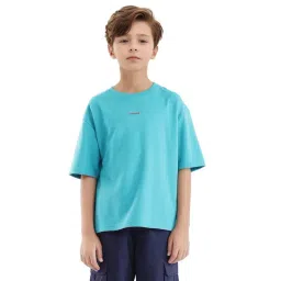 Rare Ones Boys Turquoise Cotton Blend Printed T-Shirt-picture-11