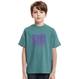 RARE ONES Boys Typography Printed Cotton Regular Fit T-shirt-picture-22