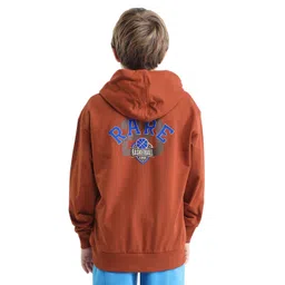 RARE ONES Boys Typography Printed Long Sleeves Hooded Pullover Sweatshirt-picture-15