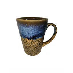 Rare Planet Blue & Brown Printed Ceramic Glossy Mug-image-18