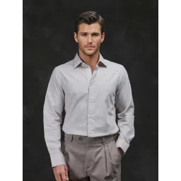 Rare Rabbit Beige Regular Fit Jacquard Shirt-picture-38