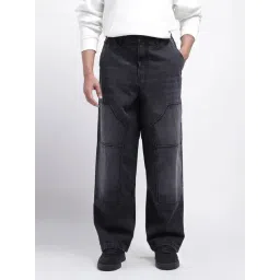 Rare Rabbit Black Comfort Fit Solid Jeans-picture-48