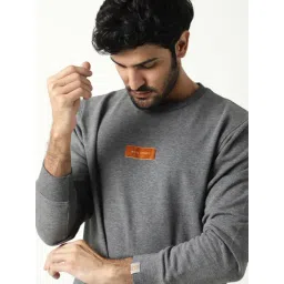 Rare Rabbit Black Regular Fit Solid Sweatshirt-picture-12