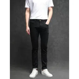 Rare Rabbit Black Slim Fit Fit Solid Jeans-picture-45