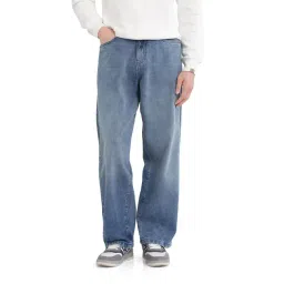 Rare Rabbit Blue Comfort Fit Solid Jeans-picture-27