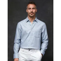 Rare Rabbit Blue Regular Fit Checks Shirt image 1